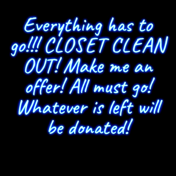 SALE!! CLOSET CLEANOUT! ALL MUST GO! MAKE OFFERS! - Picture 1 of 1
